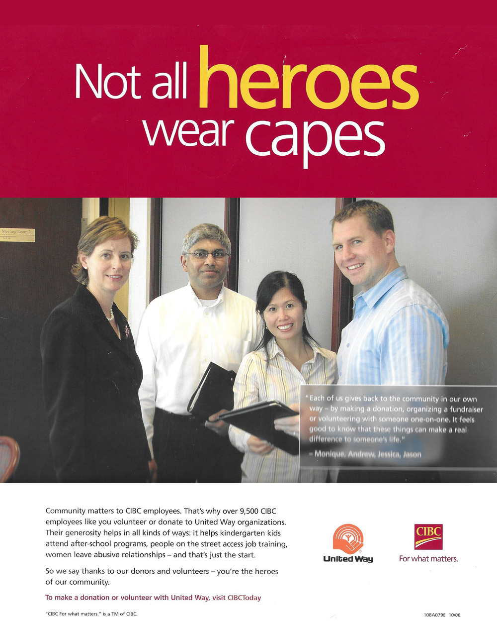 Four men and women in business attire