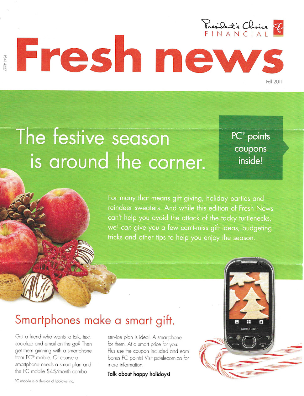 Holiday treats and gift