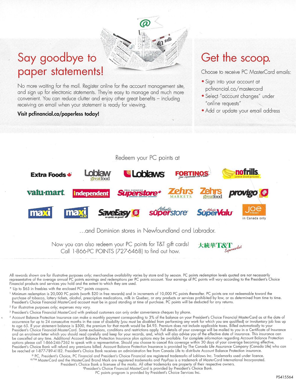 logos of stores that accept PC Points