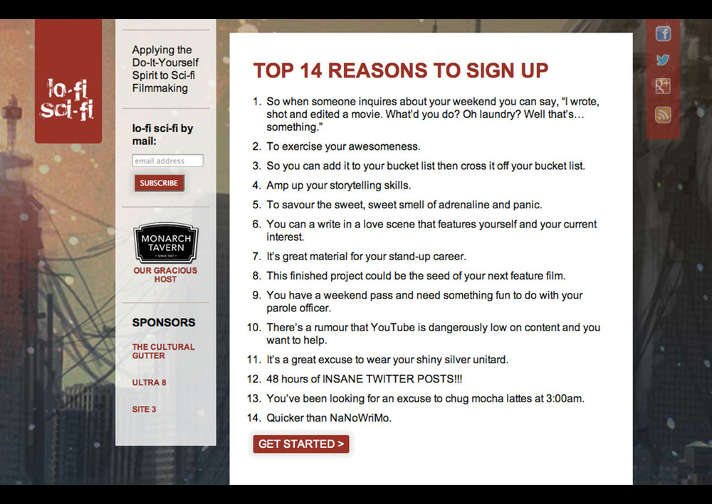 Text: Top 14 reasons to sign up