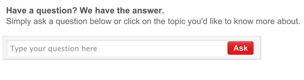 self-service question box